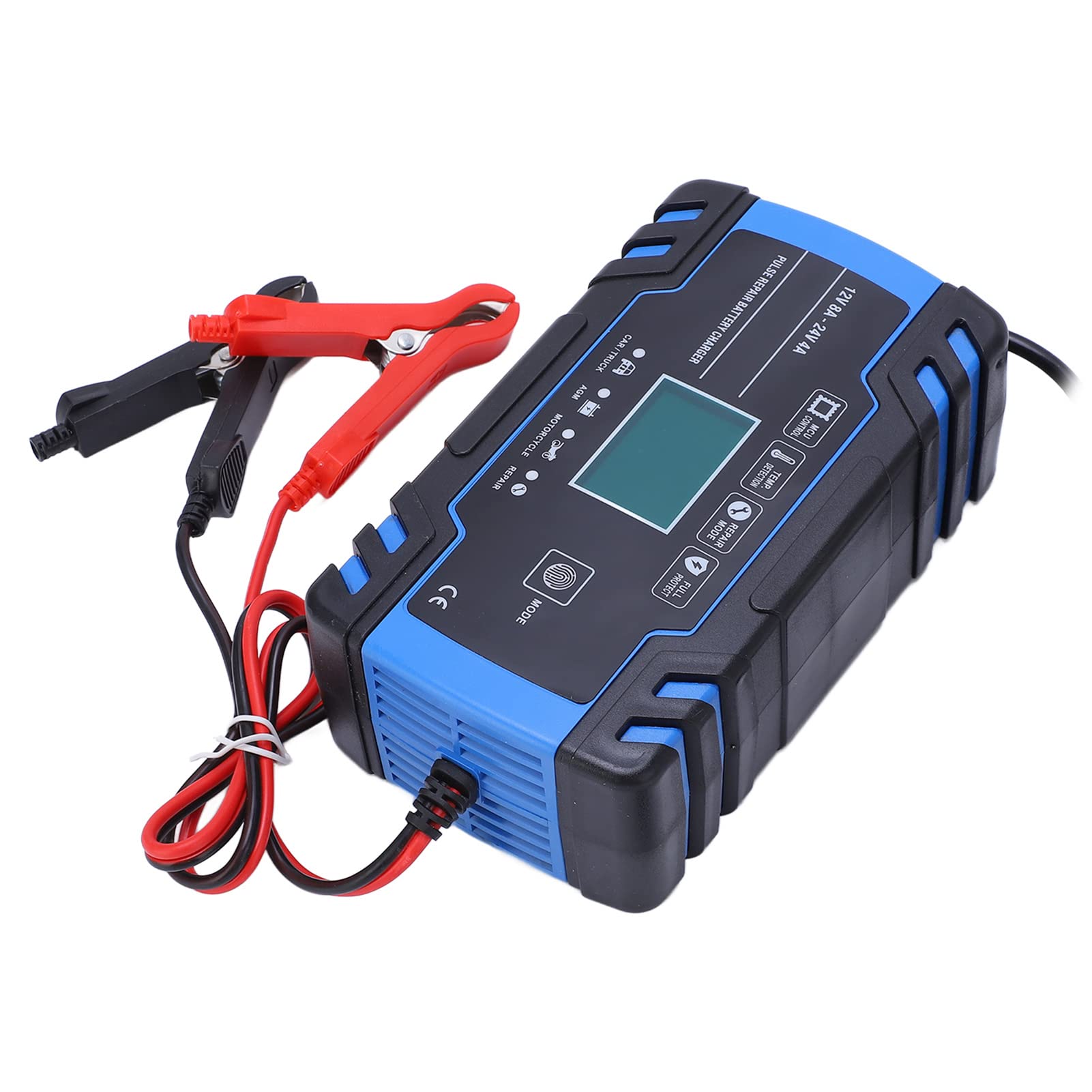 Caricabatterie Intelligente 12V 8A 24V 4A Completamente (Spina