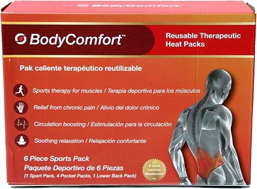 Body Comfort - Paquetes de calor terapéuticos reutilizables