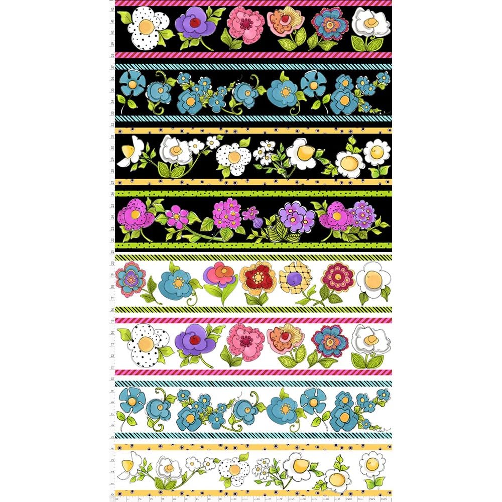 ロラライハリス♥️ルビルビ Amazon | Loralie Designs Flower Girl Fabric Panel :ロラライハリス