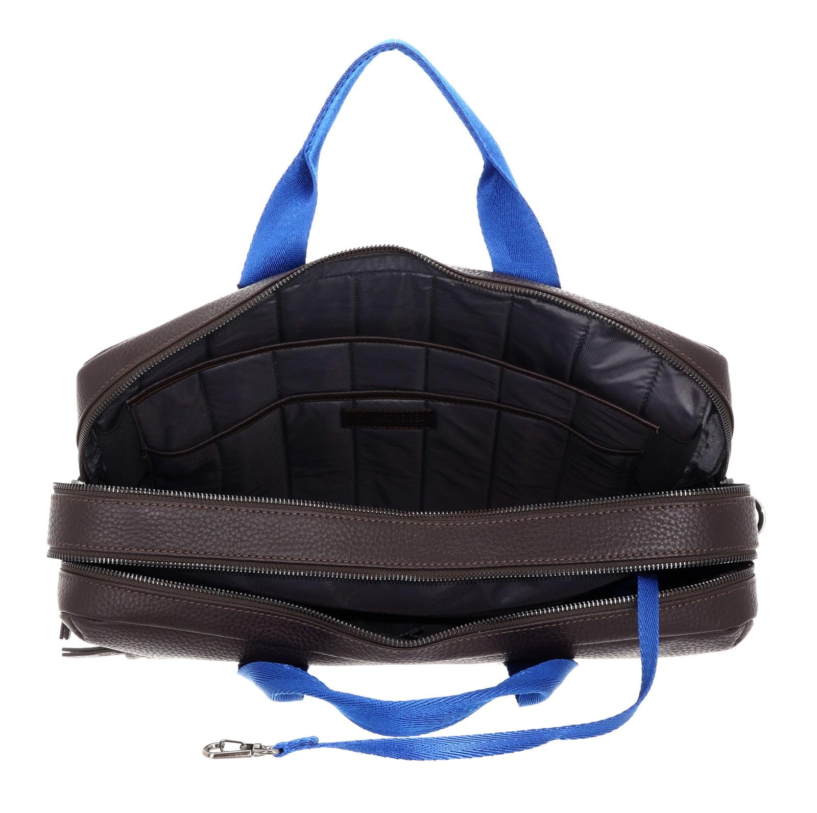 Leonhard Heyden Pelle borsa da ufficio laptop bag con scomparto per laptop Tokio Aktenmappe 2 Fächer 8201 Schokoladenbraun marrone scuro