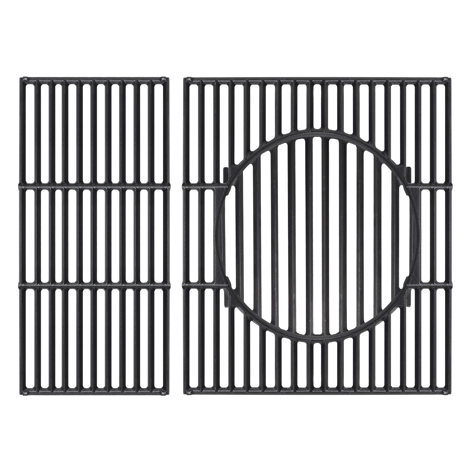 KEESHABBQ Gourmet System Cooking Grate Replacement for Weber Genesis II 300 and Genesis II LX 300 Series Gas Grills, Cast Iron Grid Grate Perfect for Weber Genesis II S/E-310 315 320 335