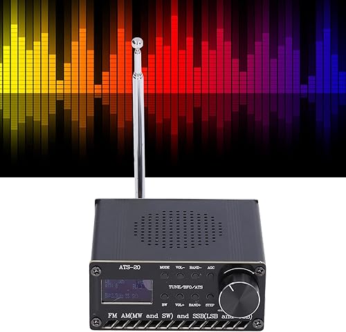 Miniatura 2 de Receptor de radio DSP banda completa DSP FM AM Si4732 puerto USB portátil recargable con antena