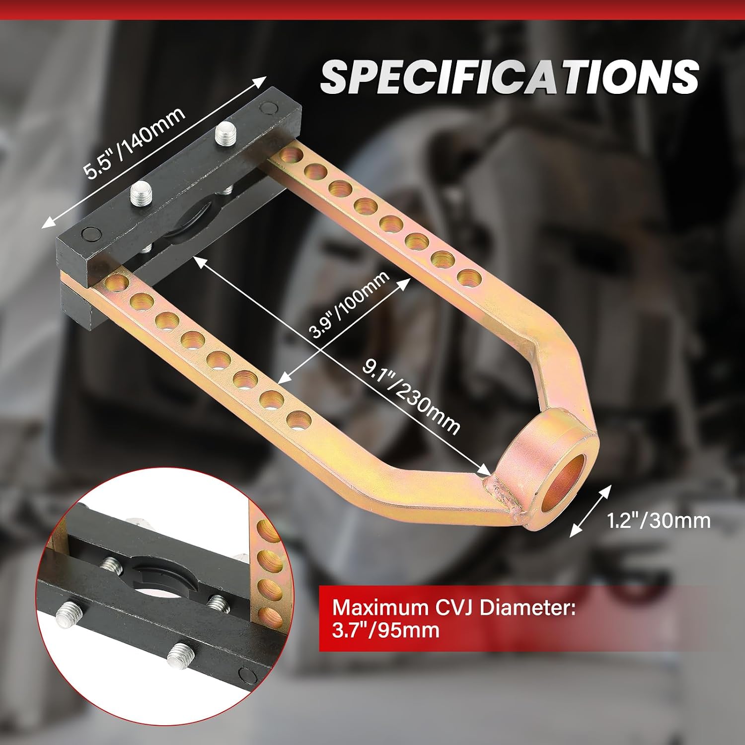DASBET CV Joint Puller Tool 9 Holes