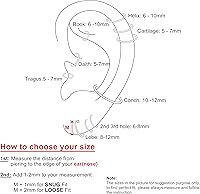 Vista 46 de Small Gold or Sterling Silver Huggie Hoop Earrings for Women Cartilage Nose Helix Tragus