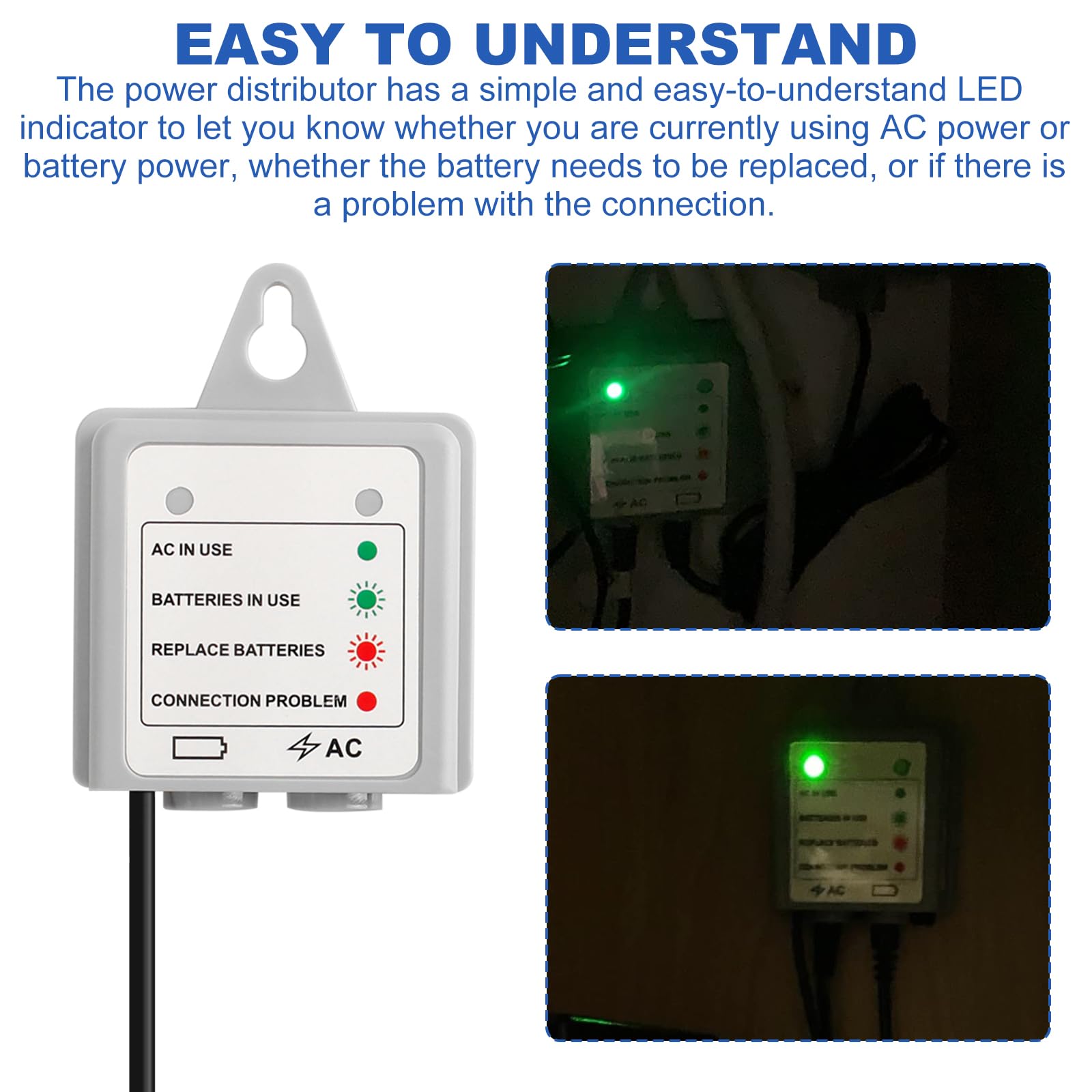 QQZ Power Splitter 169031 for Moen MotionSense Kitchen Faucets