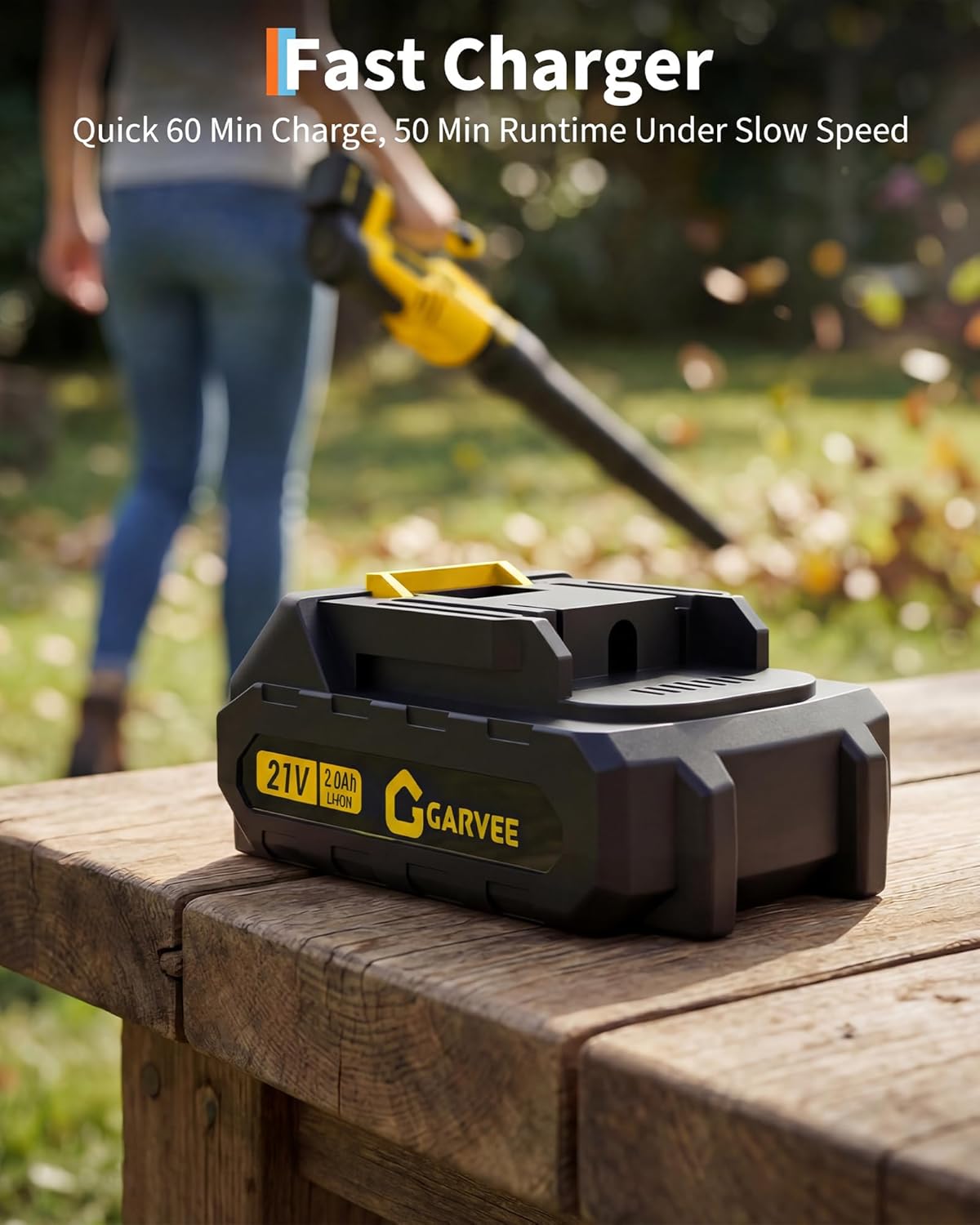 Handheld Leaf Blower, Electric Garden Blower with 6-Speed Adjustable, Portable and Lightweight, for Lawn Care