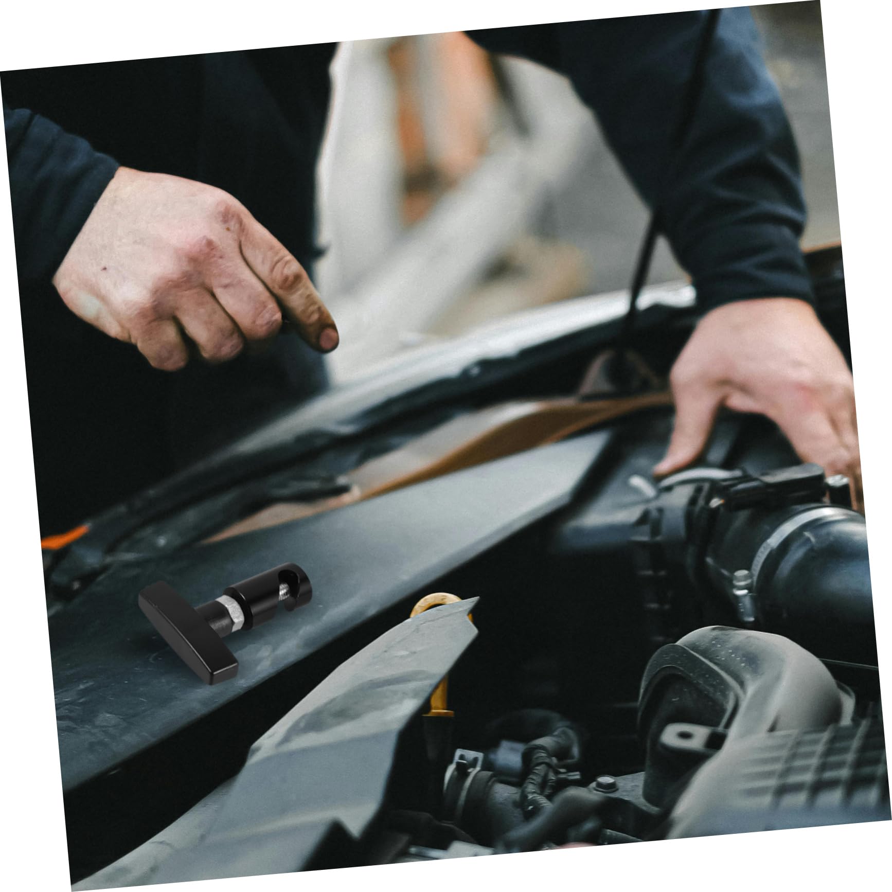 PACKOVE Hood Clamp Support Struts Car Hood Prop Rod Pinch Hydraulic Lift Tool Smooth Installation Compatible with Various Vehicles