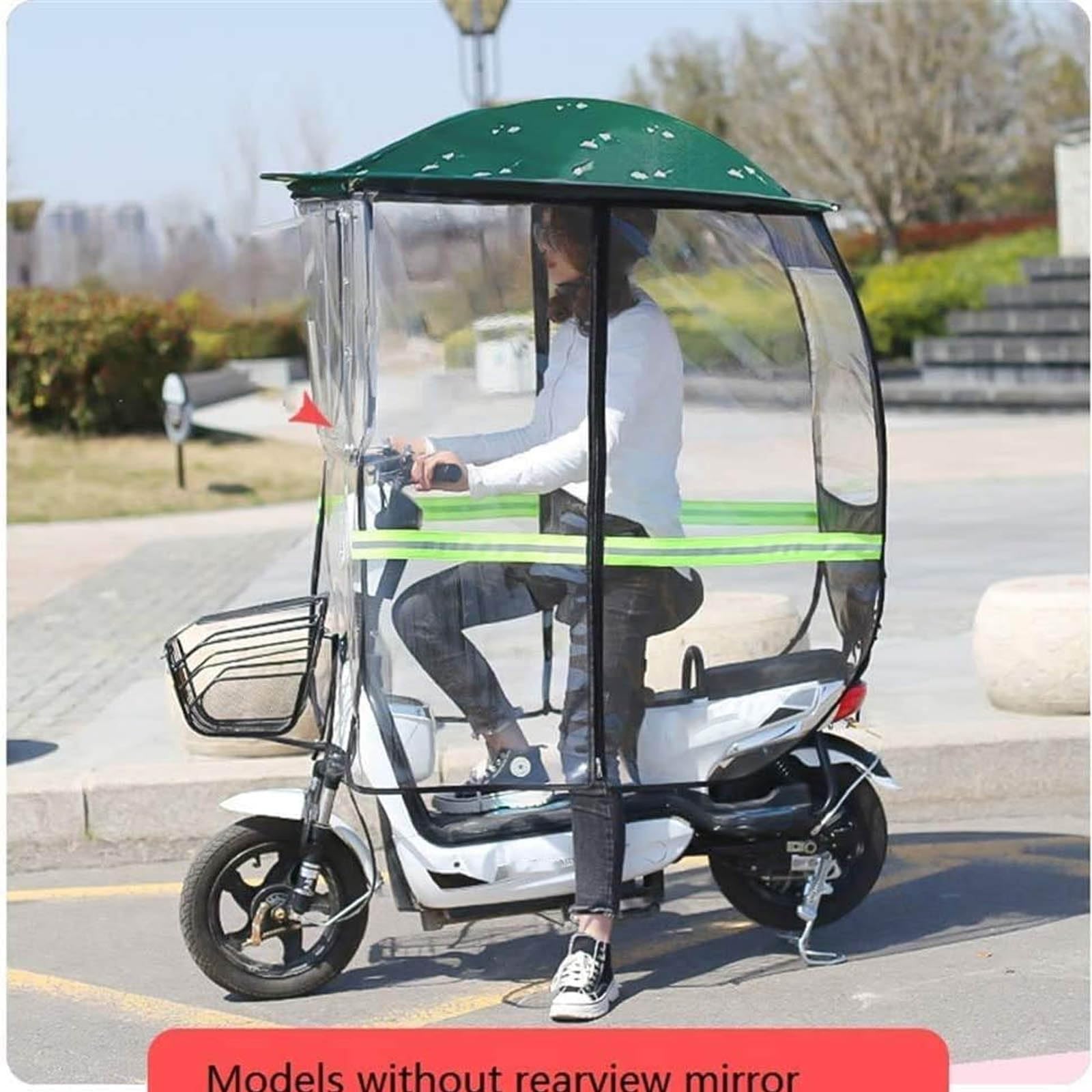 Copertura parasole per moto, impermeabile, antipioggia, per bicicletta, universale, pieghevole, per moto elettriche e veicoli a batteria