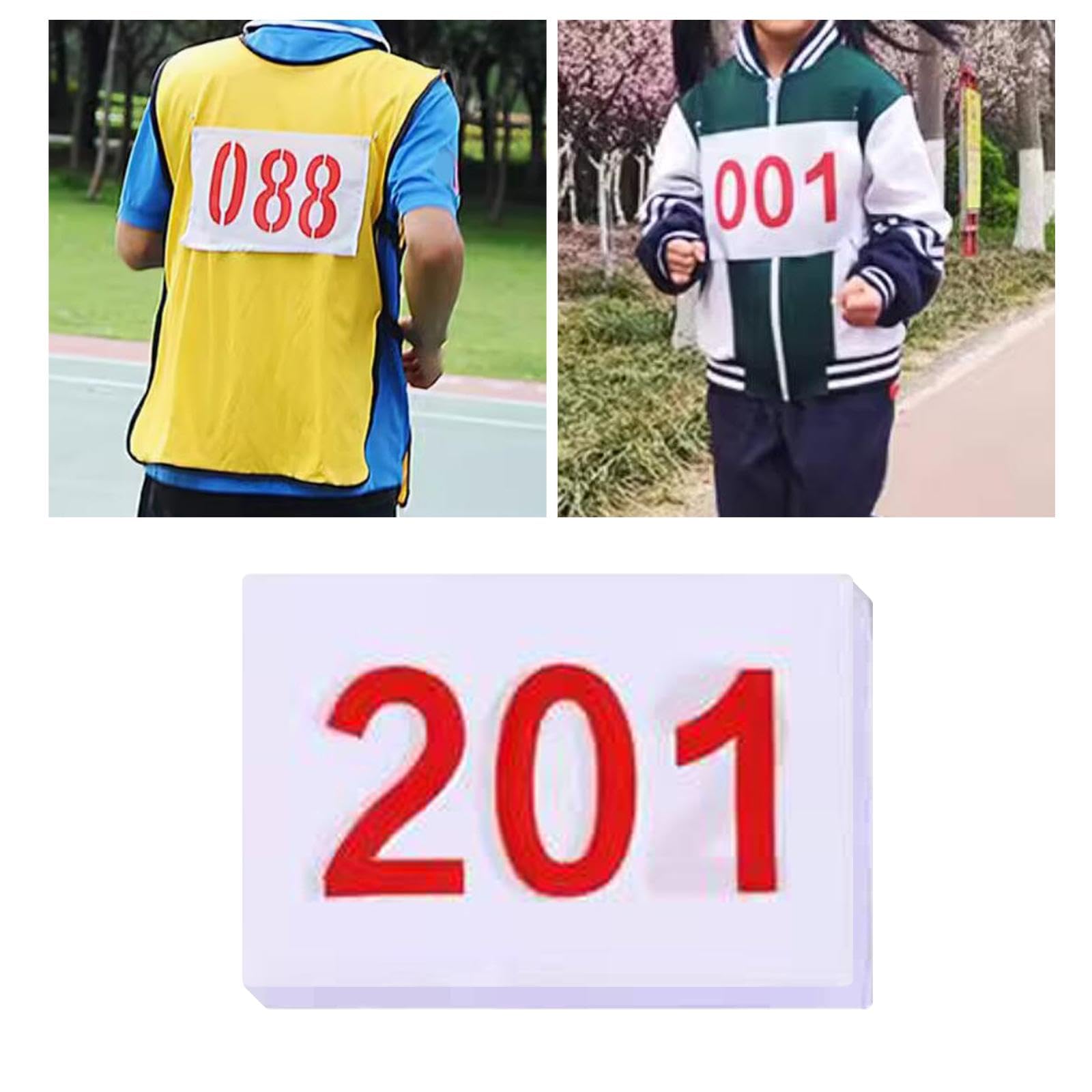 Pettorine Sportive per Atleti Attivi, da 201 a 300