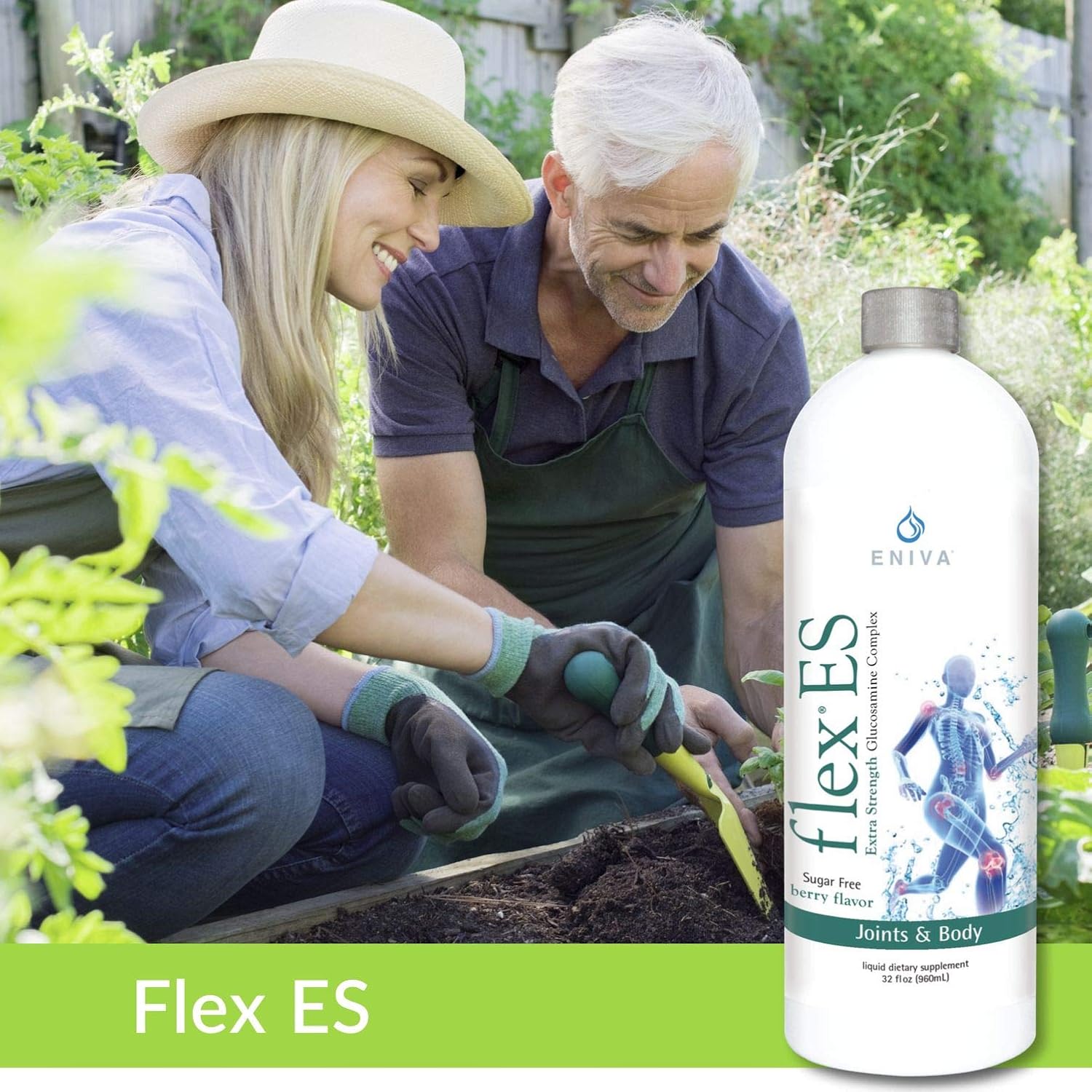 Eniva Liquid Glucosamine Joint Supplement. Extra Strength 5000mg: Glucosamine Chondroitin MSM Collagen Hyaluronic Acid, Plus More. Zero Sugar. Keto Friendly. Dr. Formulated. FlexES (32oz). : Health & Household