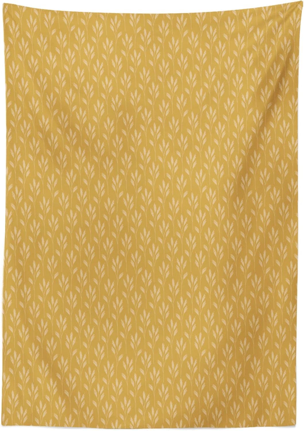 Mantel Mesa Rectangular Flores Y Plantas, Manteles Antimanchas Amarillo, 3D Impresión Mantel Impermeable Lavable para Cocina Salón Comedor, 140x300 cm Q/P5690