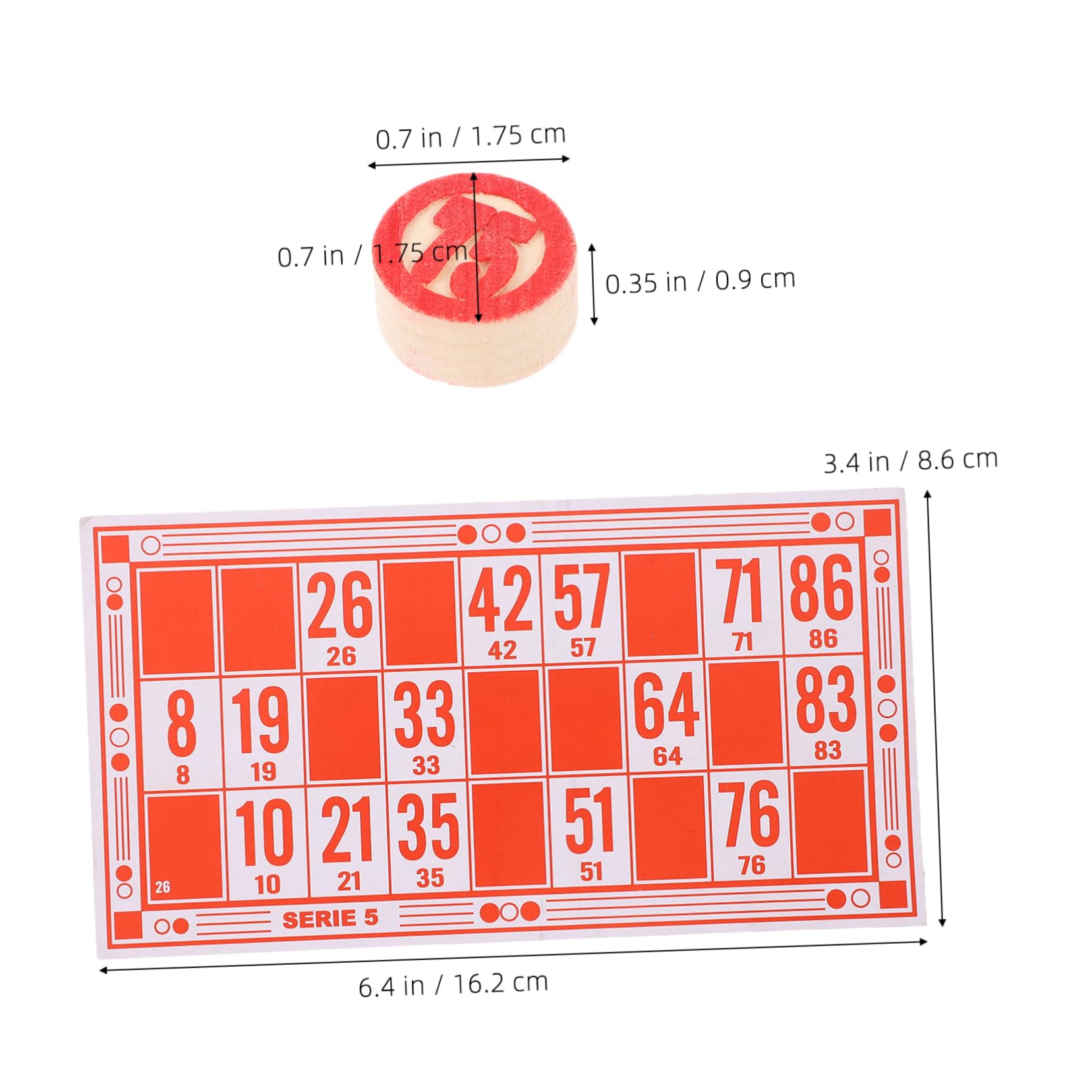 FAVOMOTO 1 Set Bingo Chess Tombolinis Tiles Bingo Storage Bag Bingo Board Game Russian Lotto Board Games Bingo Cards Russian Bingos Game Bingo Number Cards and Chess Bingo Game Red Paper