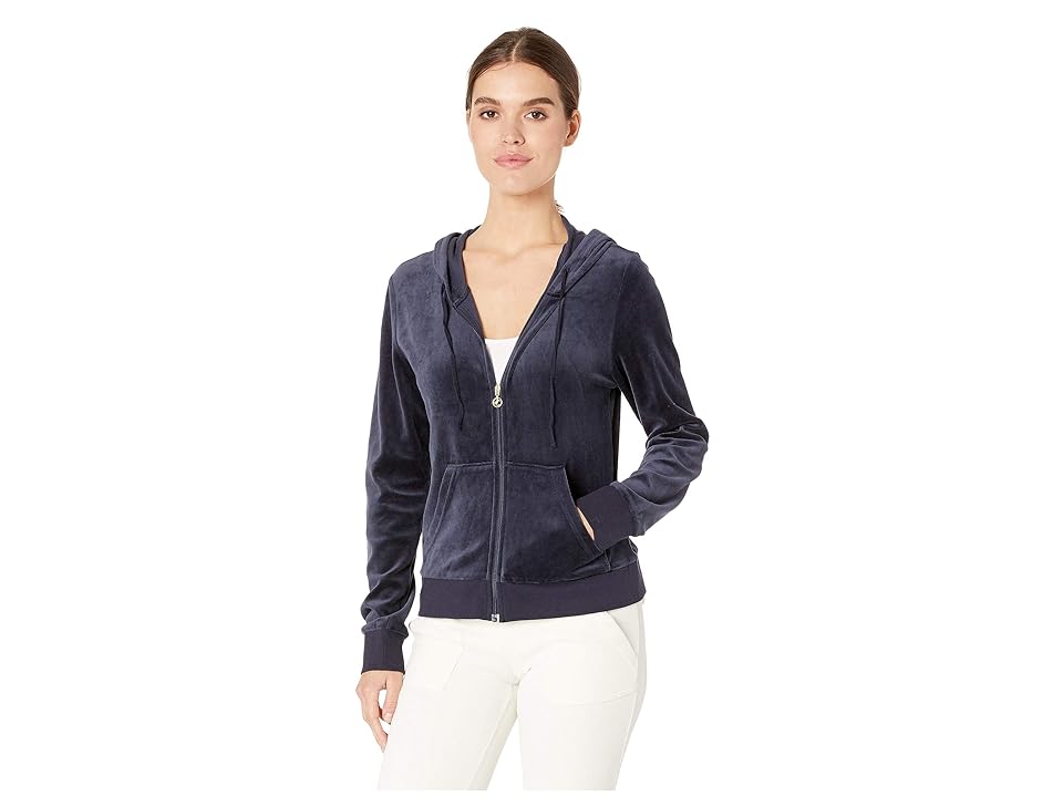 

Juicy Couture Robertson Velour Jacket (Regal) Women's Coat
