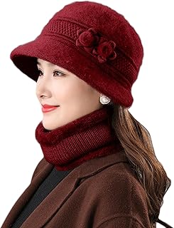 [HGJH] マフラー レディース ニット帽子 ふんわり おしゃれ 防寒 防風 保温 かわいい ニットキャップ キャップ帽 大人 女性 秋冬物 30代 40代 50代 毛糸 ニット帽 女性 秋 冬 顔を小さく見せる あたたかい 帽子＋マフラー 2点セット