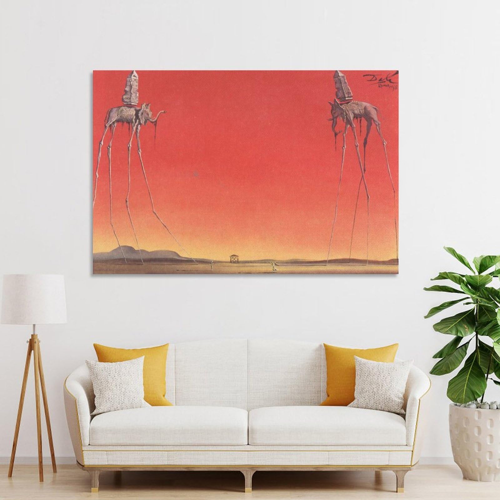 Amazon.co.jp: Salvador Dali サルバドール・ダリ The Elephants 1948