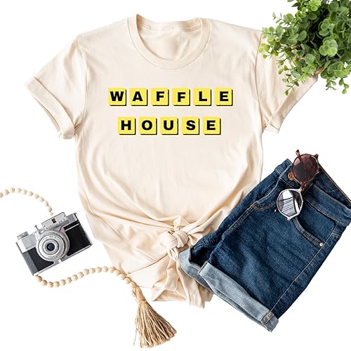 Miniatura 3 de Custom Waffle House Shirt, Personalized Waffle House gift,Waffle House Employee Shirt,Custom Waffle House Tee,Waffle House Shirt with name