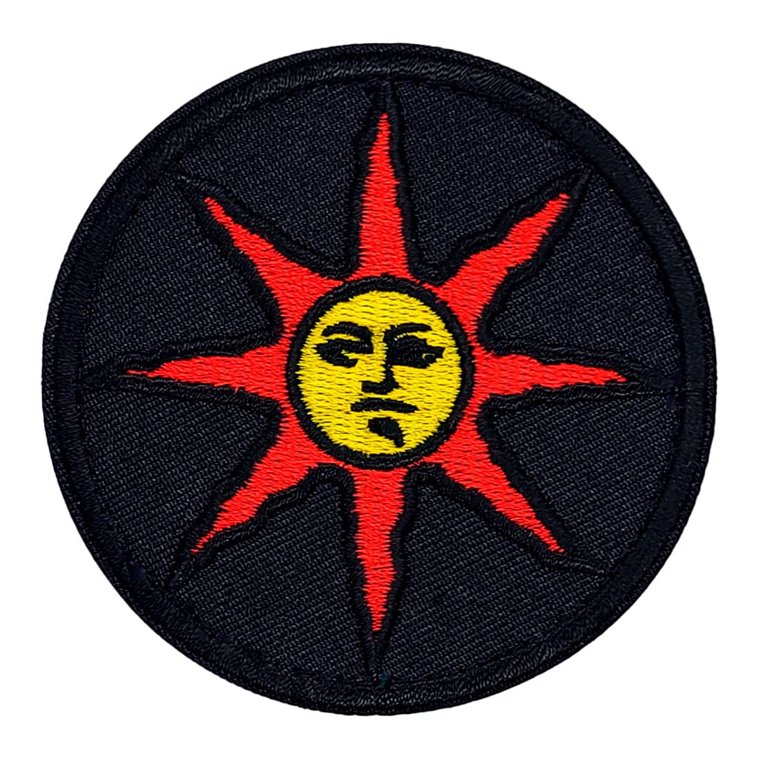 Dark Soul Praise the Sun Patch - 3 X 3 Inch Hook Fastener Backing P151