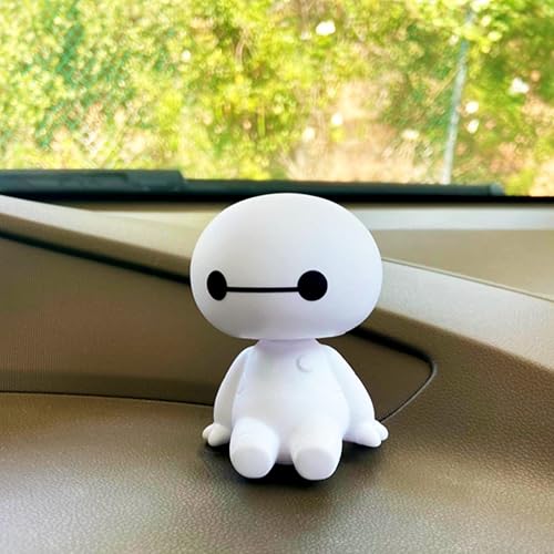 Miniatura 8 de DANUC Pop Big Hero 6 Baymax muñeca de caricatura de juguete Bobblehead accesorios de coche Bobblehead para el cochedecoración de interiores Bobble