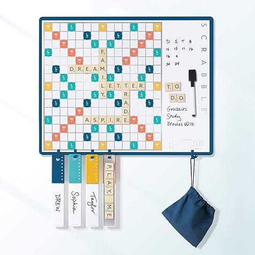 Miniatura 2 de WS Game Company Scrabble 2 en 1 Edición de tablero de mensajes