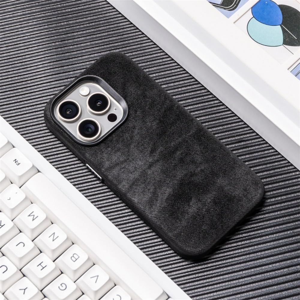 Coque antichoc souple en cuir pour iPhone 13 Pro Max