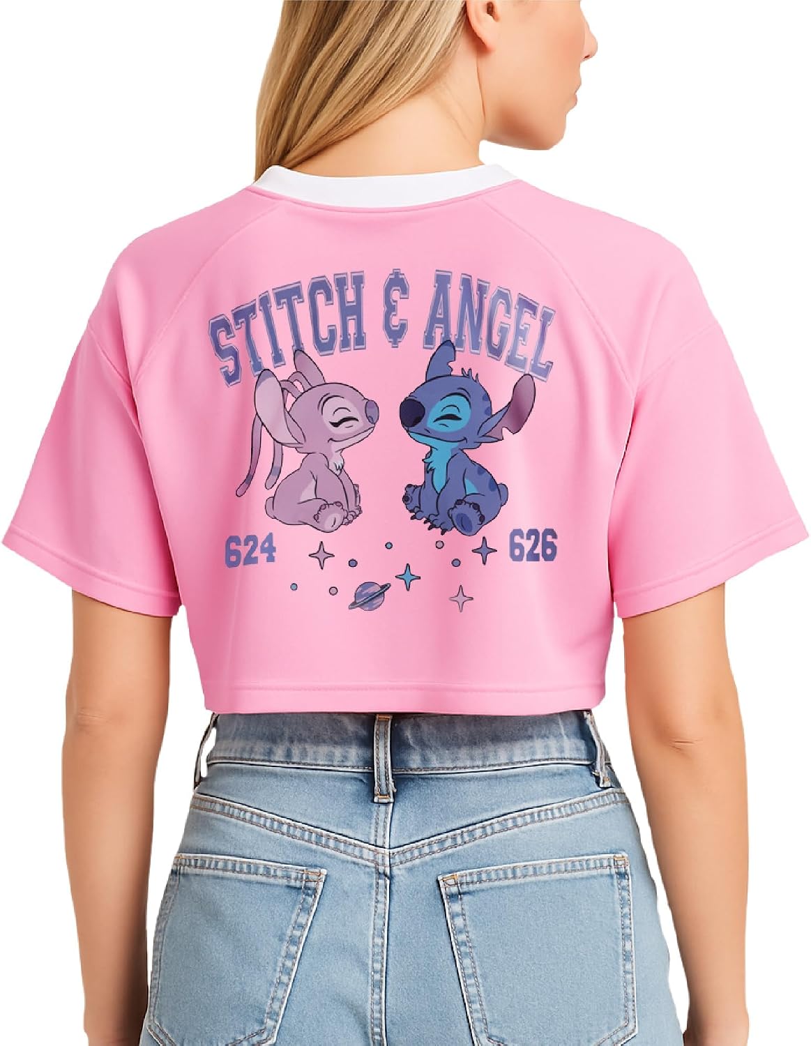 Disney Womens Baseball Jersey Lightweight Graphic Baseball Shirts for Women | 100% Polyester Fabric, Lightweight & Breathable, Mesh or Button-Down Styles