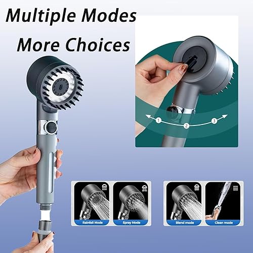 Miniatura 5 de 1020 filtros de cabezal de ducha con gotas de iones, cabezal de ducha filtrado, cartucho de filtro de algodón PP, adecuado para varias