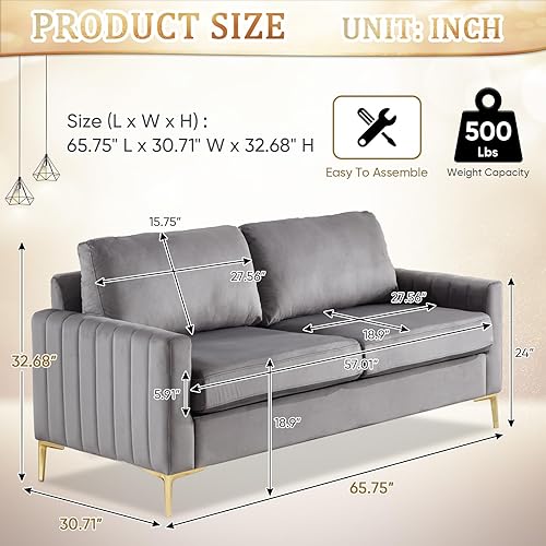 Miniatura 2 de SLEERWAY Silla decorativa de terciopelo copetudo, juego de muebles de sala de estar moderna y cómoda de mediados de siglo, para dormitorio, club,