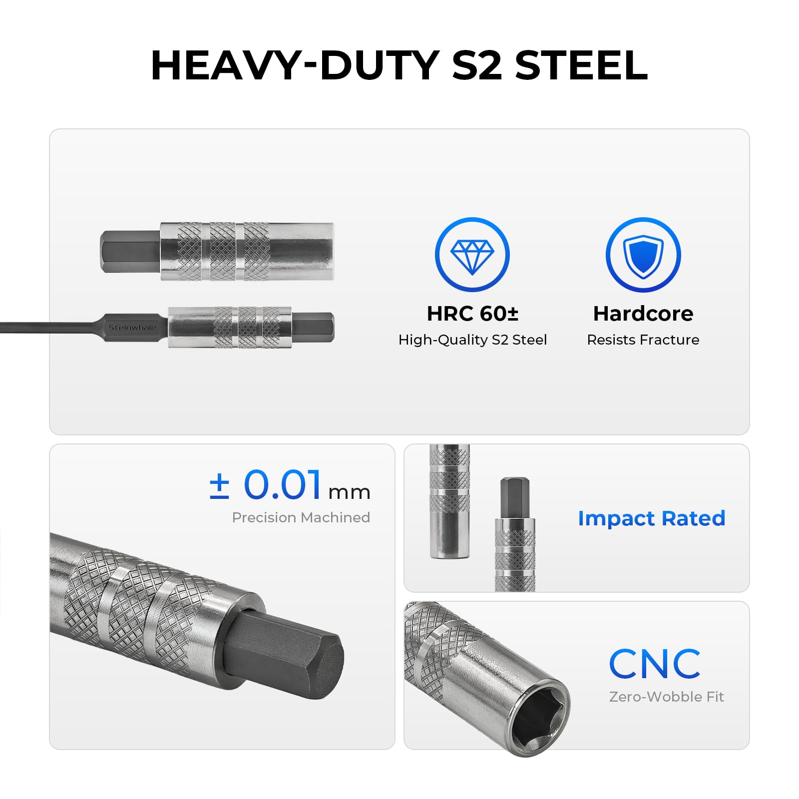 40mm Stubby Magnetic Extension Bit Holder 3Pack — Amazon image 5