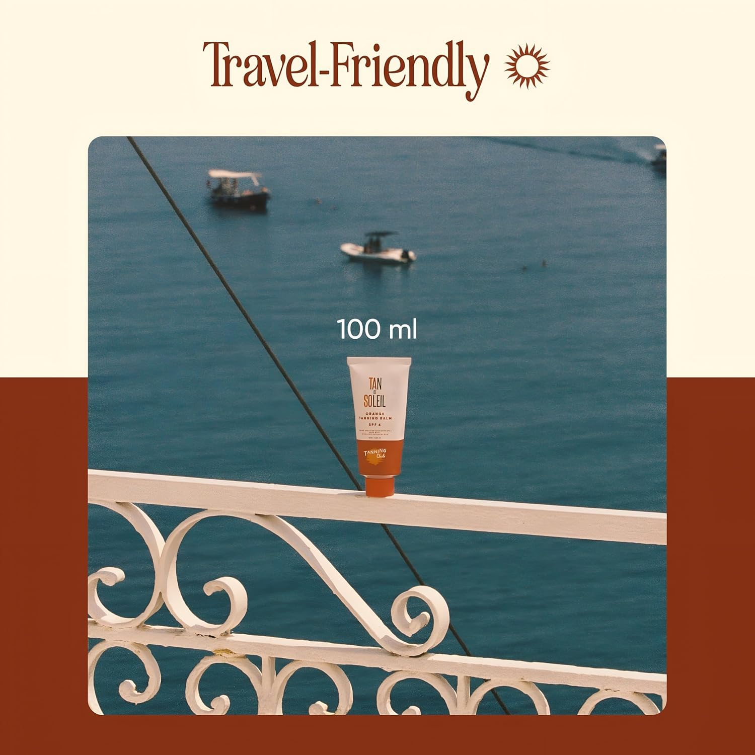 Tanning Club Tan De Soleil 2-Pack – SPF 6 Sun Tanning Lotion (100 ml each) – Hydrating Orange Tanning Balm with Shea & Cocoa Butter for an Instant Glow & 80-Minute Water-Resistant Sun Care - Image 7