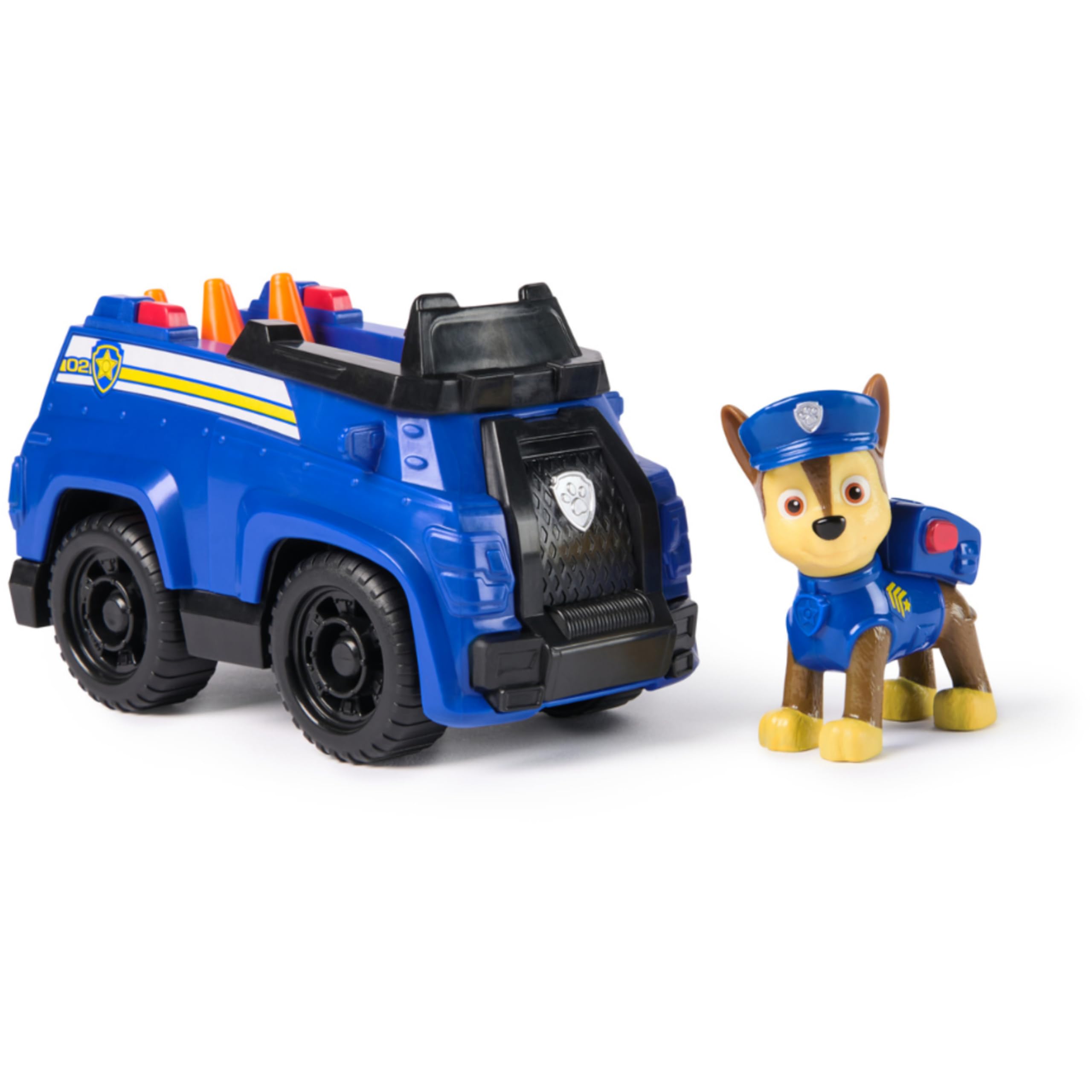 Paw Patrol - Pat Patrouille - Véhicule Figurine Chase - Voiture Figurine À Collectionner - Pat Patrouille Véhicule - Plastique Recyclé - Voiture Enfant - Jouet Enfant 3 Ans Et + - 5