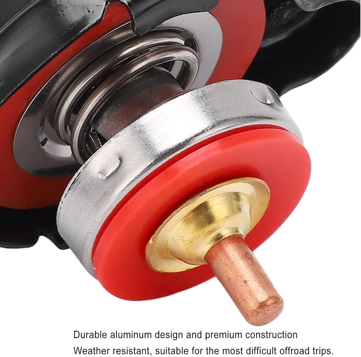 Aramox Tappo Radiatore Indicatore Temperatura, Tappo Radiatore Ad Alta Pressione con Indicatore di Temperatura 1,8 Bar 1638630001 Sostituzione per CR250R