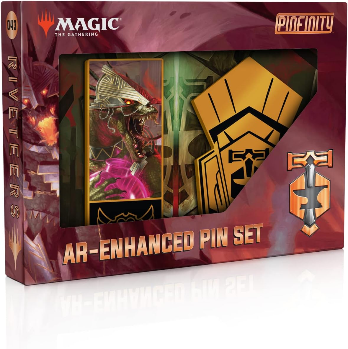 Pinfinity PMTG043 Magic: The Gathering-New Capenna Crime Riveteers AR Pin Set
