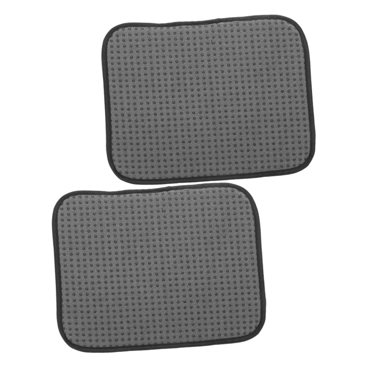 SUPVOX Bowling Ball Cleaning Kit 2pcs Soft Cleaning Towels Polishing Pad Anti-Slip Bowling Mat Pads for Ball Care