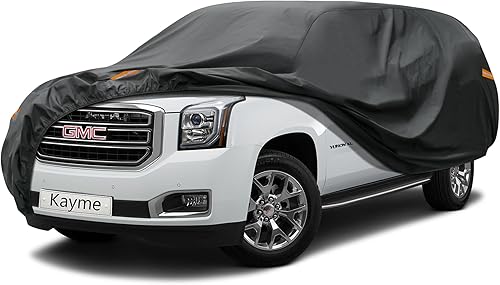 Miniatura 115 de Kayme - Cubierta de 7 capas para camioneta, resistente e impermeable para todo tipo de clima, para el aire libre, protección contra la lluvia, sol