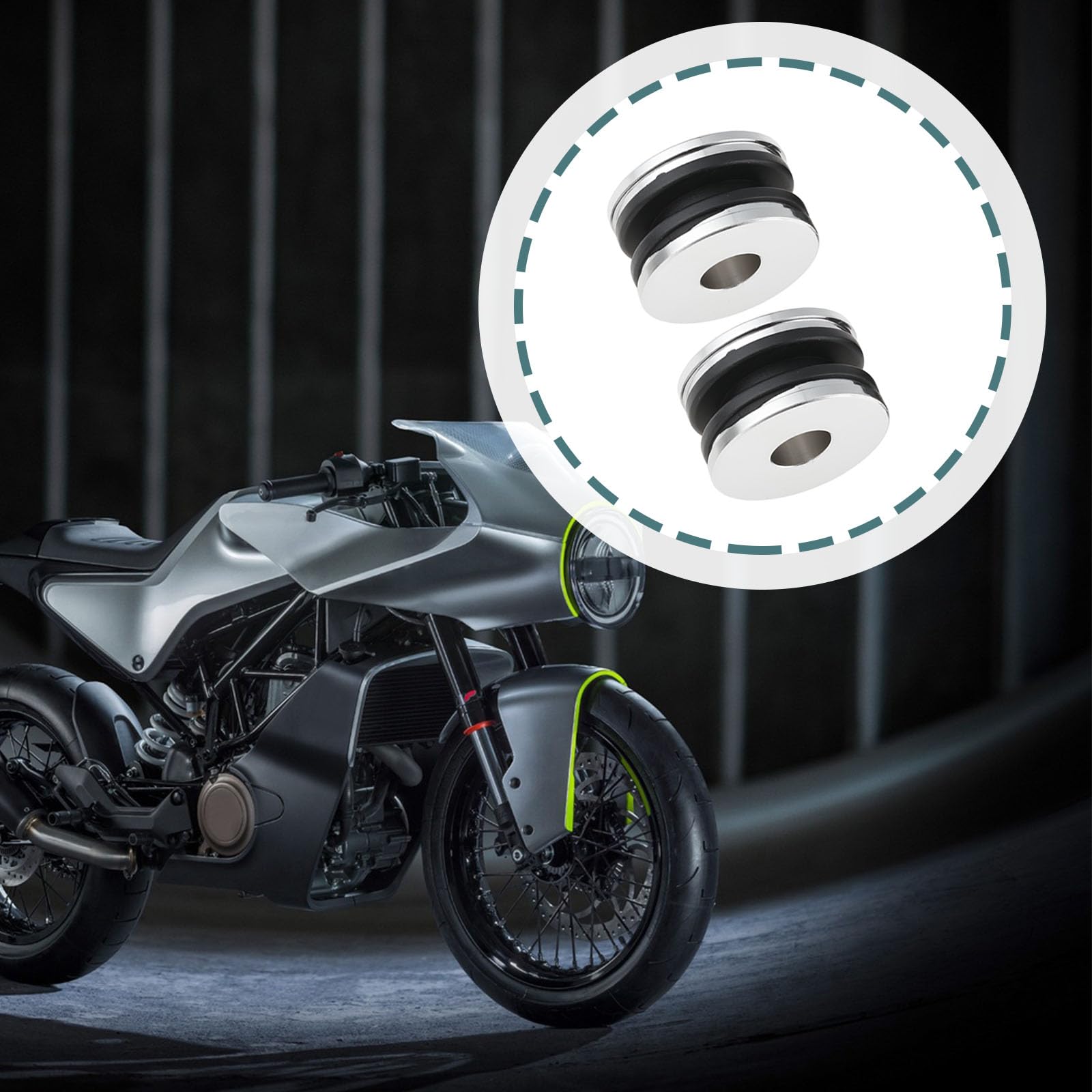 ECSiNG Kit de quincaillerie d'amarrage de moto compatible avec Har-ley Softail 1984-2017