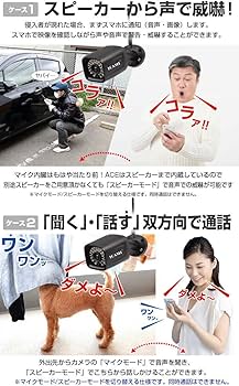 Amazon.co.jp: ICAMI 防犯カメラ ワイヤレス HD 1080P WiFi 屋外 無線