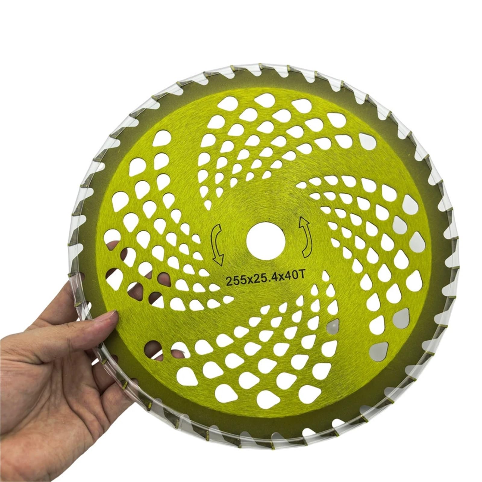 Hoja De Sierra for Desbrozadora, Accesorio De Corte De Repuesto De Aleación De 40 Dientes, 255mm X 25,4mm