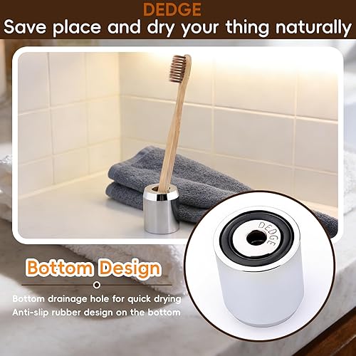 Vista 4 de DEDGE Soporte para maquinilla de afeitar de seguridad, soporte para maquinilla de afeitar de doble filo, soporte para afeitadora para accesorios