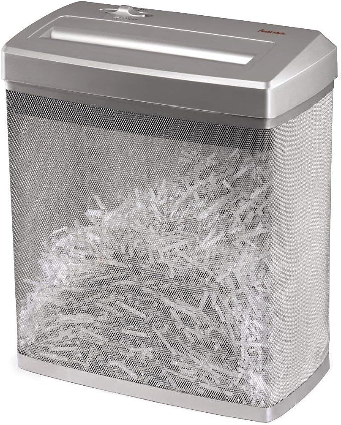 Hama Aktenvernichter (KreuzschnittSchredder für 7 Blatt, Cross Cut