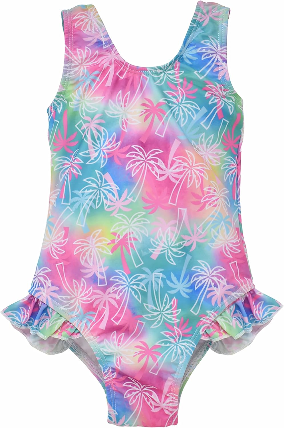 Flap Happy Baby Girl's UPF 50+ Delaney Hip Ruffle Swimsuit