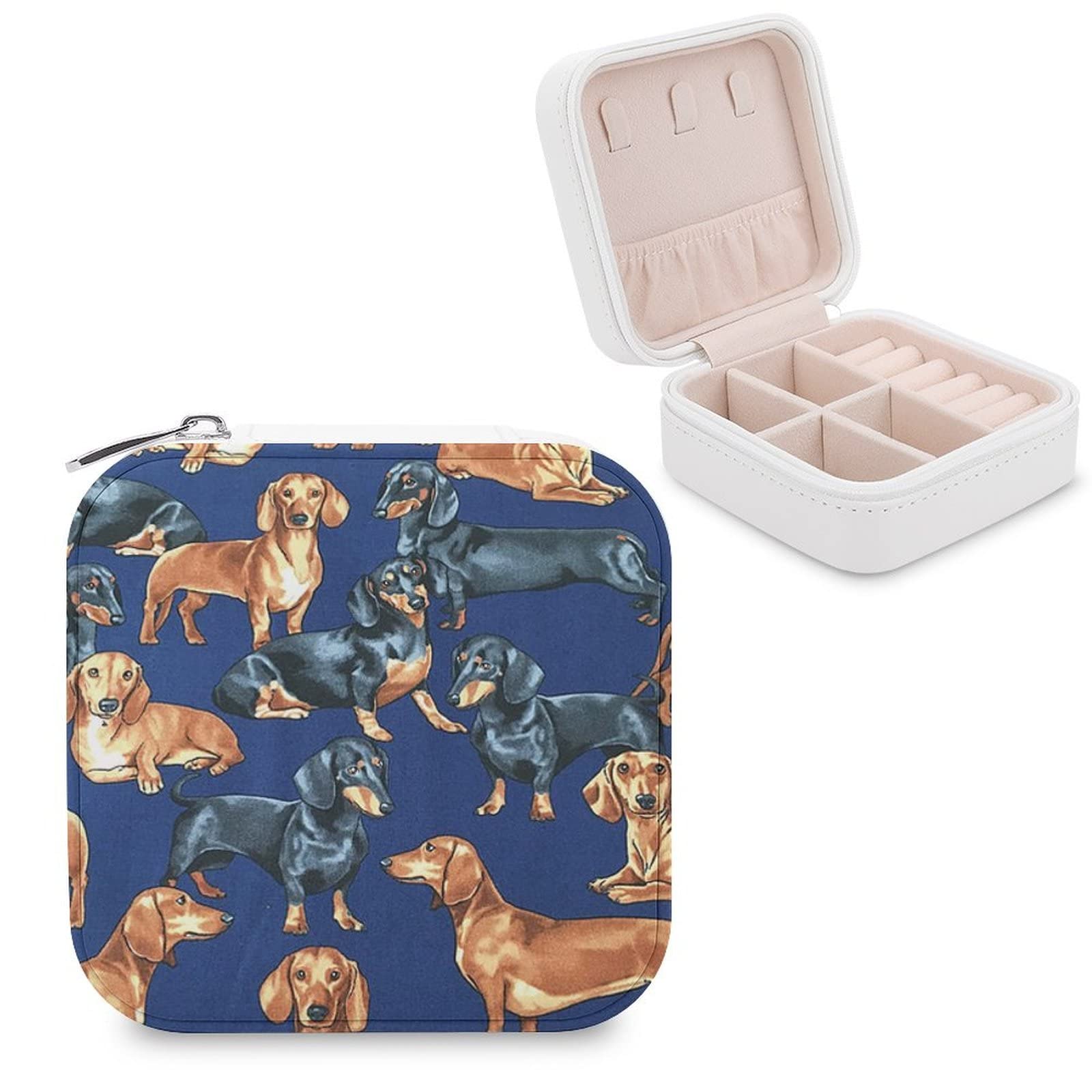 Amazon｜ダックスフンド Dog ジュエリーボックス 携帯用 アクセサリー