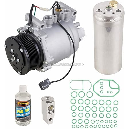 Amazon Com Ac Compressor A C Kit For Honda Civic Si Ep3 Acura Rsx Includes Drier Filter Expansion Valve Pag Oil O Rings Buyautoparts 60 80272rk New Automotive
