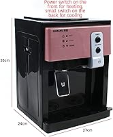 Vista 6 de Dispensador de agua de encimera de carga superior para dispensador de enfriador de agua caliente y fría de 5 galones, pequeña máquina eléctrica