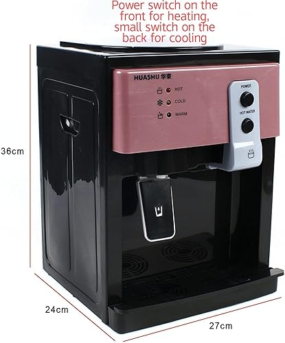 Miniatura 6 de Dispensador de agua de encimera de carga superior para dispensador de enfriador de agua caliente y fría de 5 galones, pequeña máquina eléctrica de