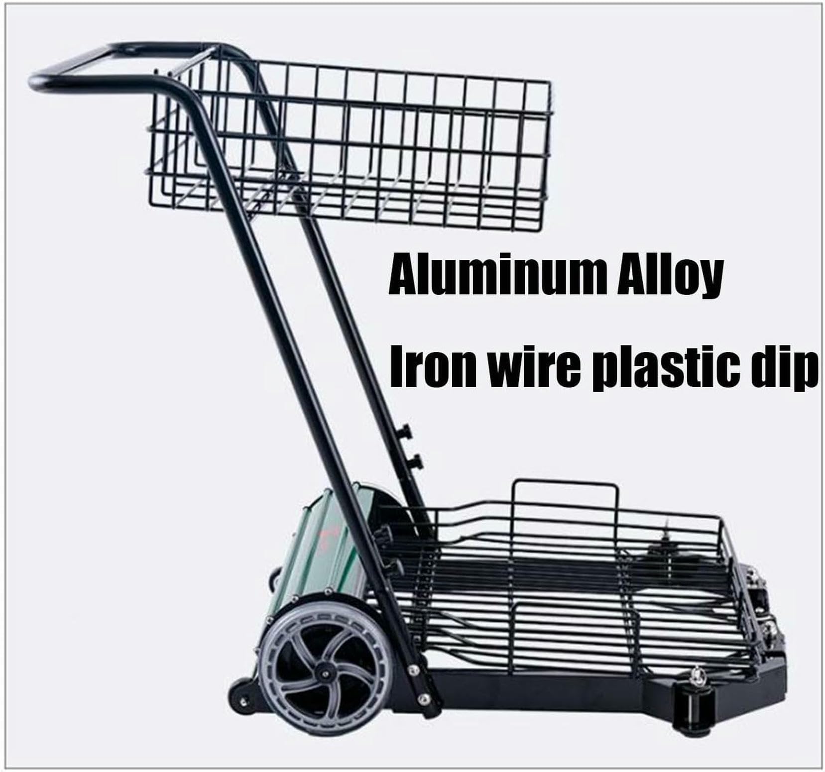 Carrello per raccogliere palline da tennis, con spinta manuale, attrezzatura per raccogliere palline, contiene fino a 290 palline