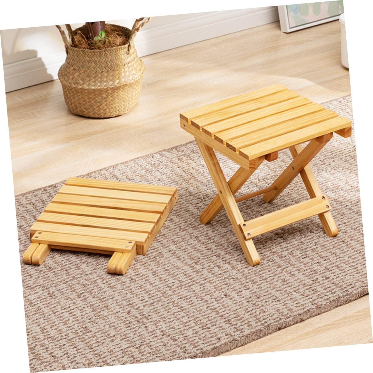 Portable Wooden Folding Table Lightweight Compact Design for Outdoor Events Picnics Camping and Beach Use Versatile Small Side Table for Wine and Dining