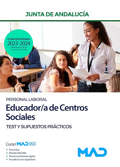 Portada de Educardor/a de Centros Sociales. Personal Laboral de la Junta de Andal