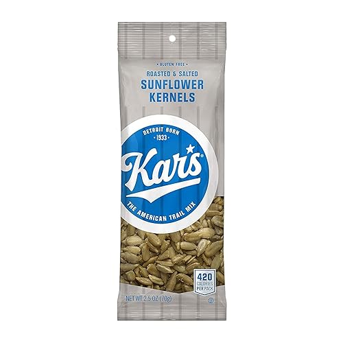 Miniatura 17 de Kar's Nuts - Bocadillos de girasol tostados y ligeramente salados, bolsa resellable de 16 onzas (paquete de 6)