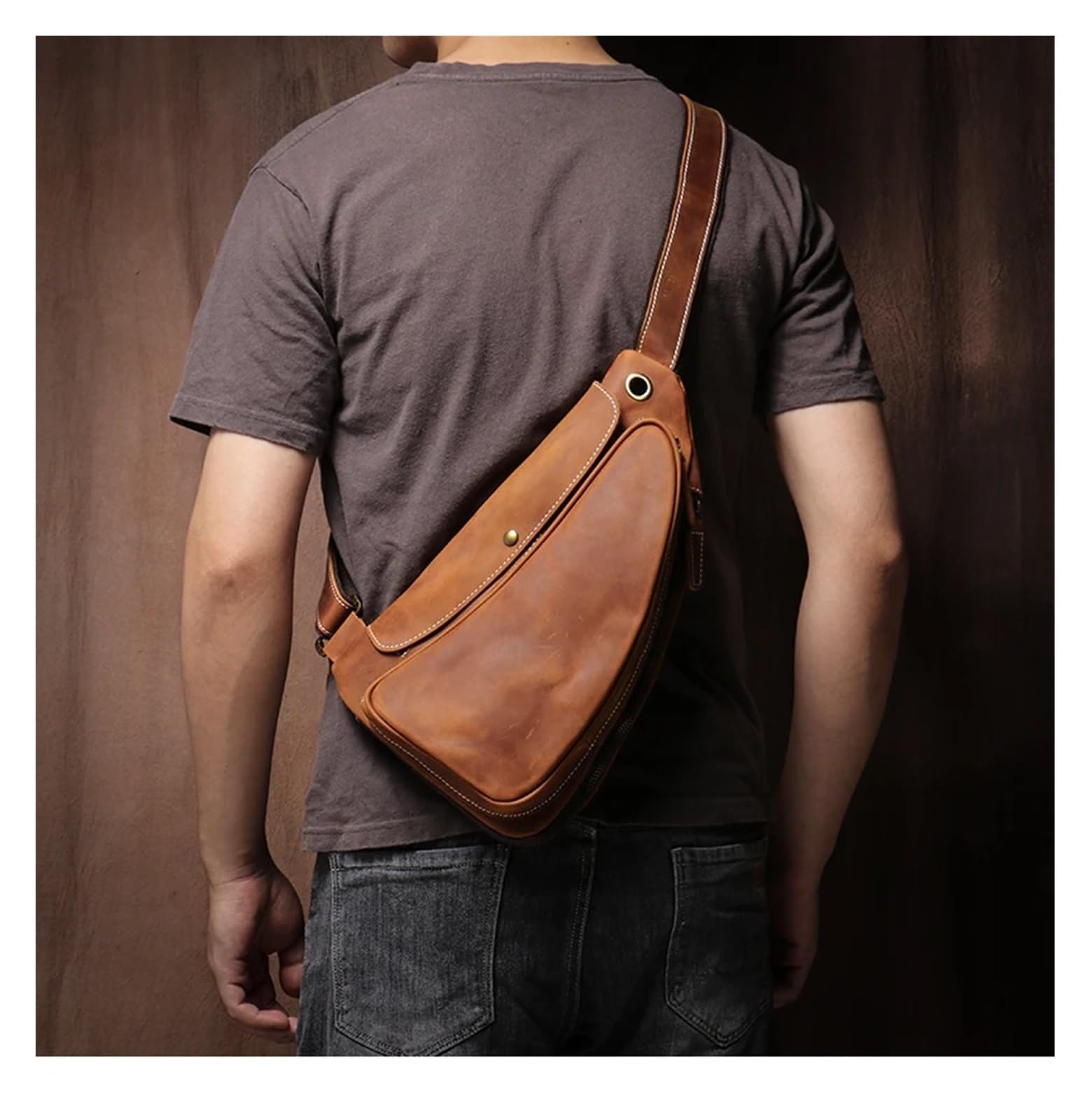 Bolso Pecho Hombre Bolso Bandolera for Hombre, Bolso Cruzado for Senderismo al Aire Libre, Bolsos Deportivos