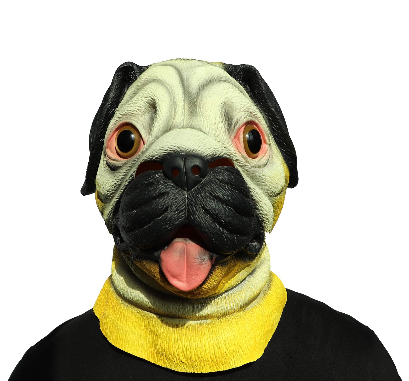 アニマルマスク お面 かぶりもの パグ マスク 動物 コスチューム 道具 パーティーグッズ ネタ 学園祭 コスプレ ハロウィン おもしろ 仮装